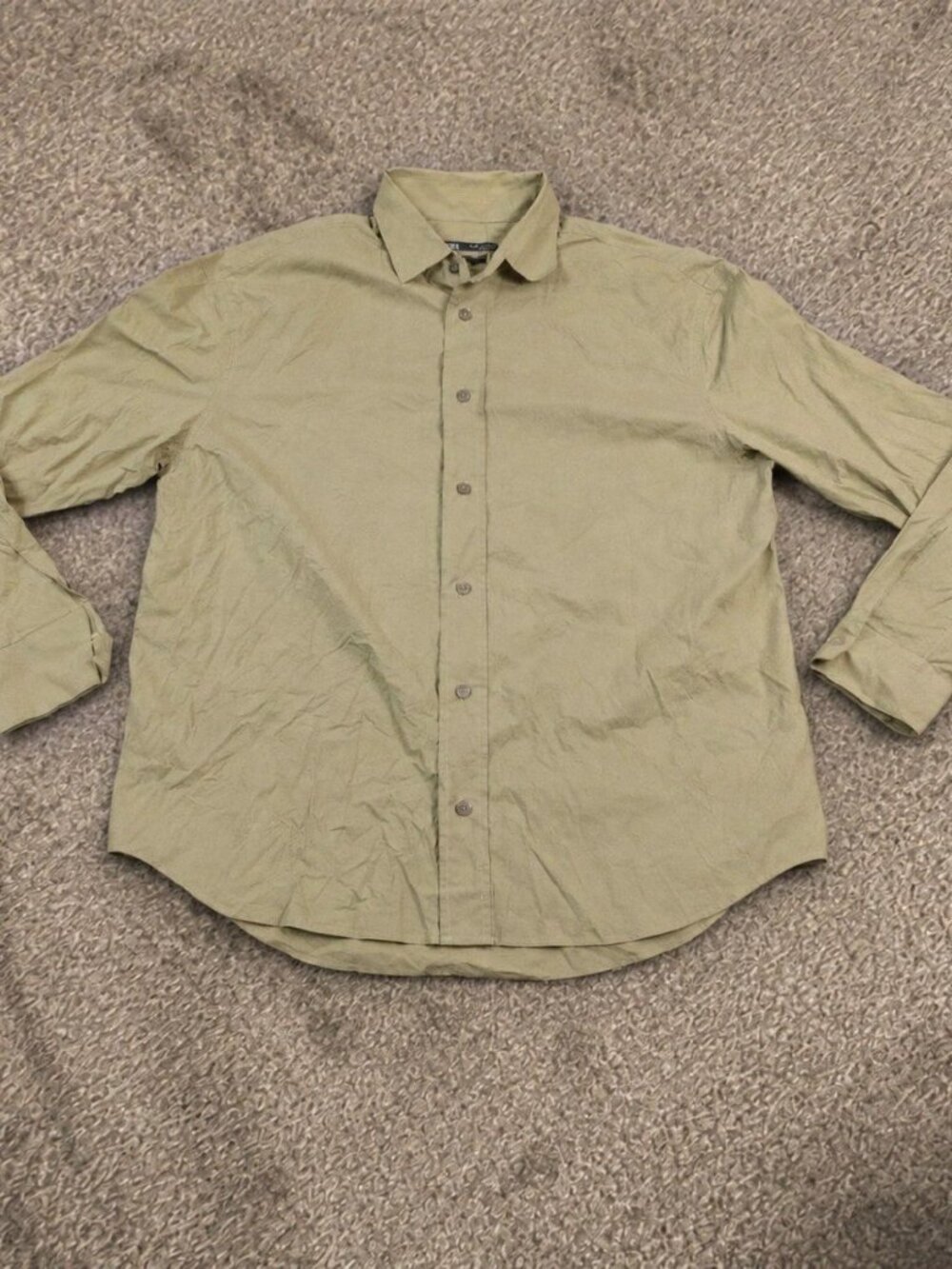 Zara Shirt Mens Medium Green
